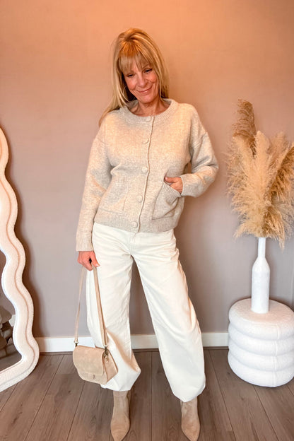 Queen Hearts Ballon Ecru