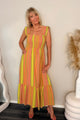 Lola Dress Multi Green