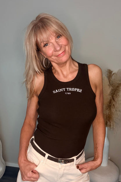 Saint Tropez Tanktop Choco