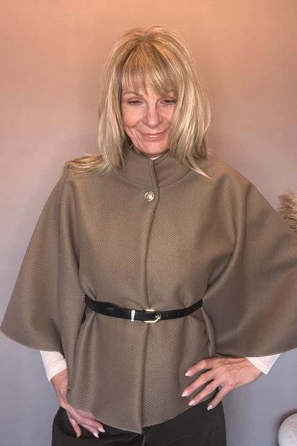 Vicky Cape Taupe