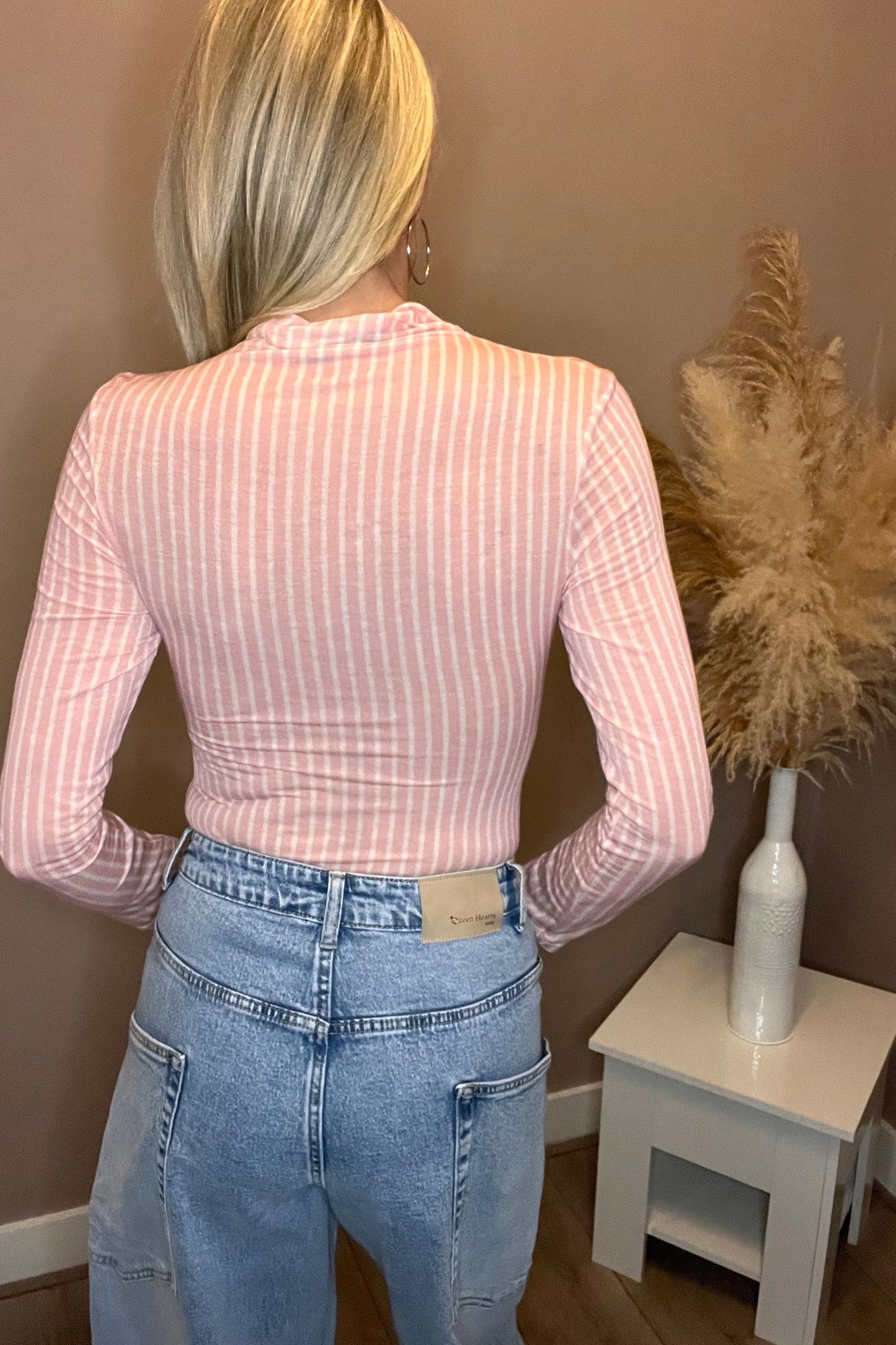 Top Stripe Pink