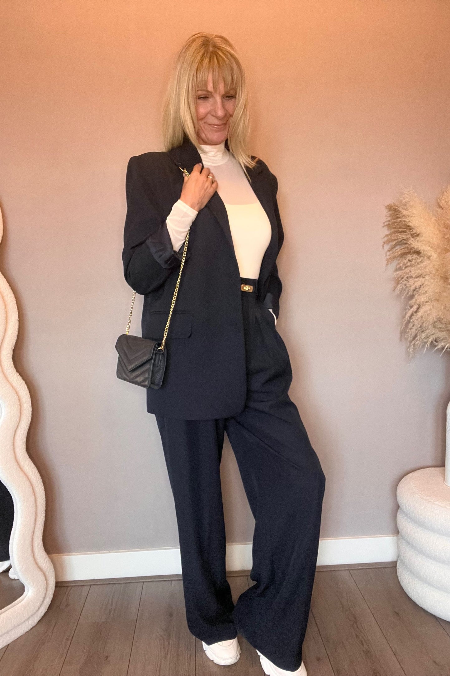 Tilly Shoulder Bag Navy Blue