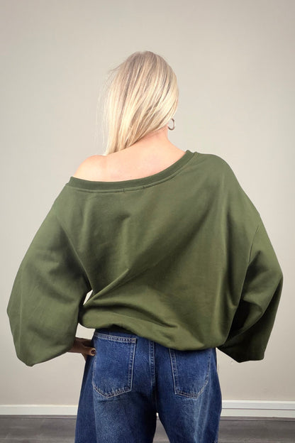 Mochy 28 sweater Army Green
