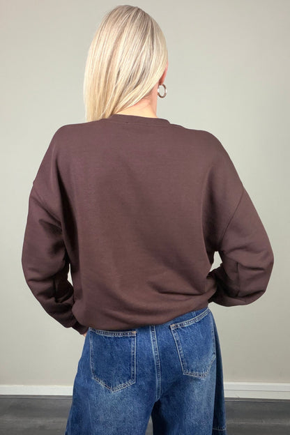 Amour Club Sweater Chocolat