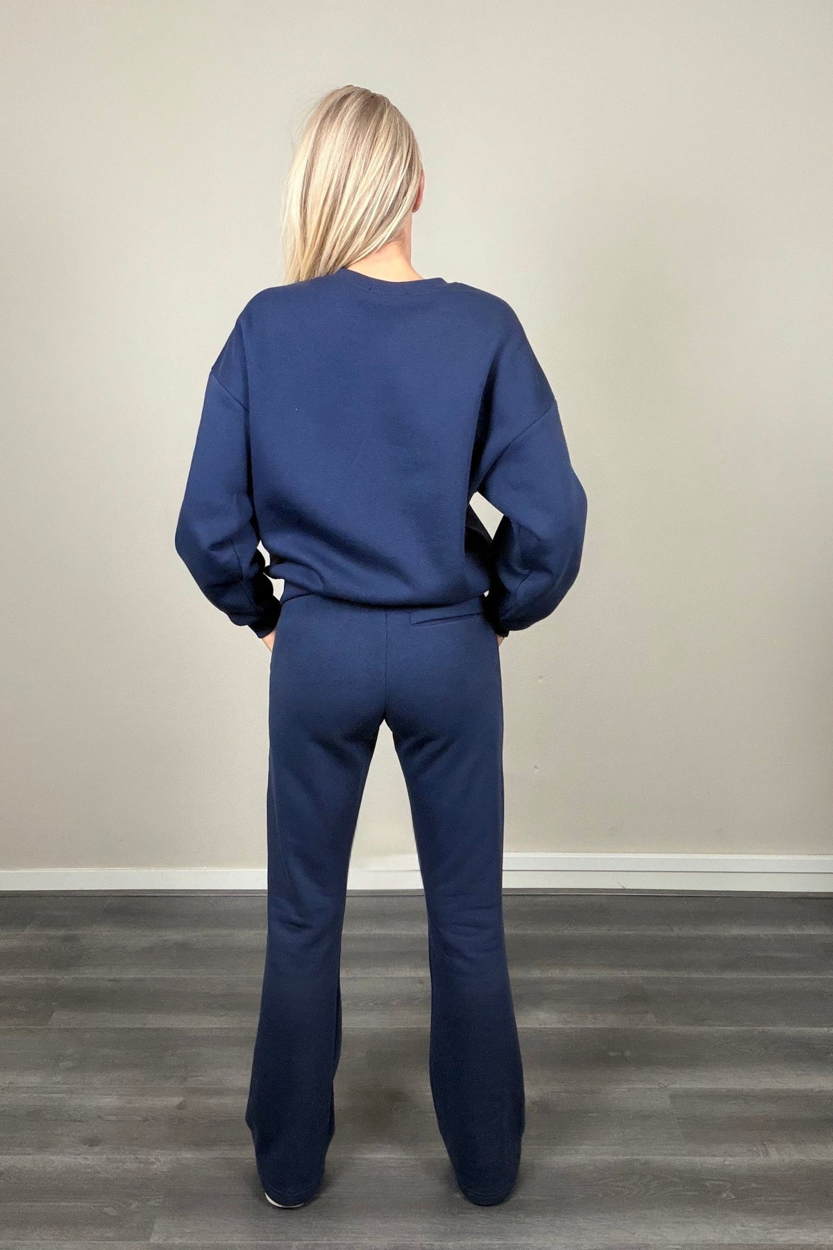 Malelions Society Flared Pants Navy