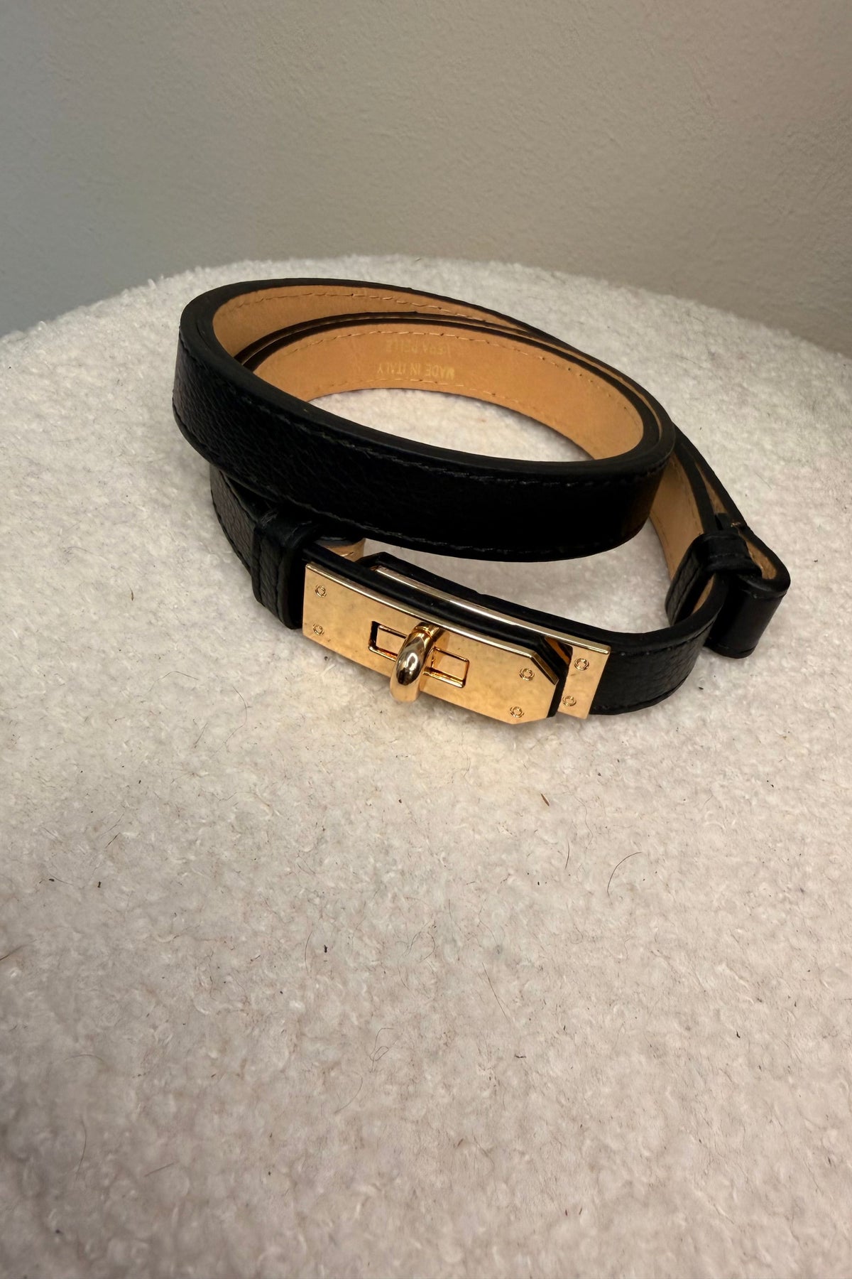 Stella belt Black Leather